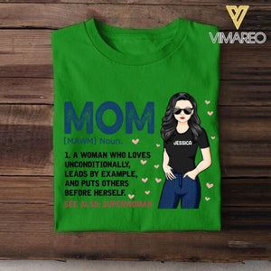 PERSONALIZED MOM SEE ALSO SUPERWOMAN TSHIRT NQTN1305