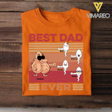 Personalized Best Dad Ever Sperms Kid Name Tshirt Printed QTDT1605