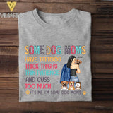 PERSONALIZED SOME DOG MOMS HAVE TATTOOS THICK THINGS  TSHIRTS NQTN1205