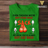 PERSONALIZED EVEN THOUGH WE'RE NOT FROM YOUR SACK DAD KID TSHIRT NQDT1605