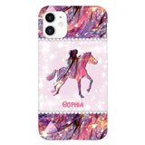 Personalized Horse Lover Phone Case Printed 22MAY-HC16