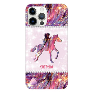 Personalized Horse Lover Phone Case Printed 22MAY-HC16