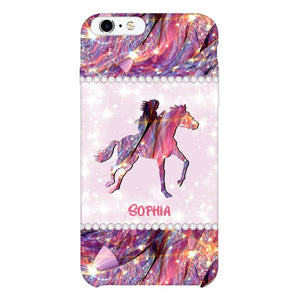 Personalized Horse Lover Phone Case Printed 22MAY-HC16