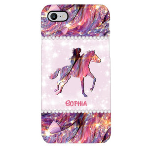 Personalized Horse Lover Phone Case Printed 22MAY-HC16