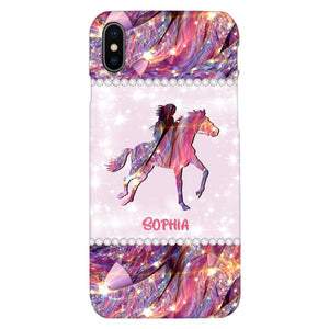 Personalized Horse Lover Phone Case Printed 22MAY-HC16