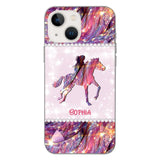 Personalized Horse Lover Phone Case Printed 22MAY-HC16