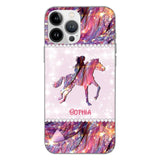 Personalized Horse Lover Phone Case Printed 22MAY-HC16