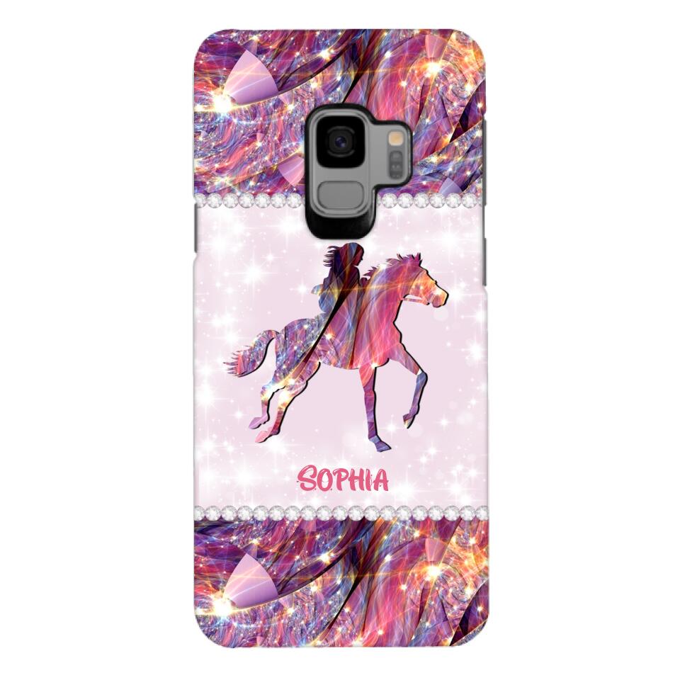 Personalized Horse Lover Phone Case Printed 22MAY-HC16