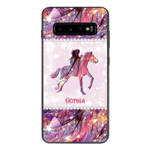 Personalized Horse Lover Phone Case Printed 22MAY-HC16