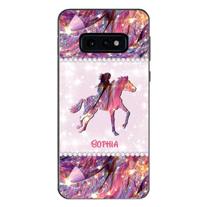 Personalized Horse Lover Phone Case Printed 22MAY-HC16