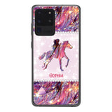 Personalized Horse Lover Phone Case Printed 22MAY-HC16