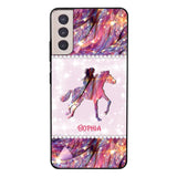 Personalized Horse Lover Phone Case Printed 22MAY-HC16