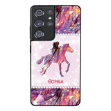 Personalized Horse Lover Phone Case Printed 22MAY-HC16