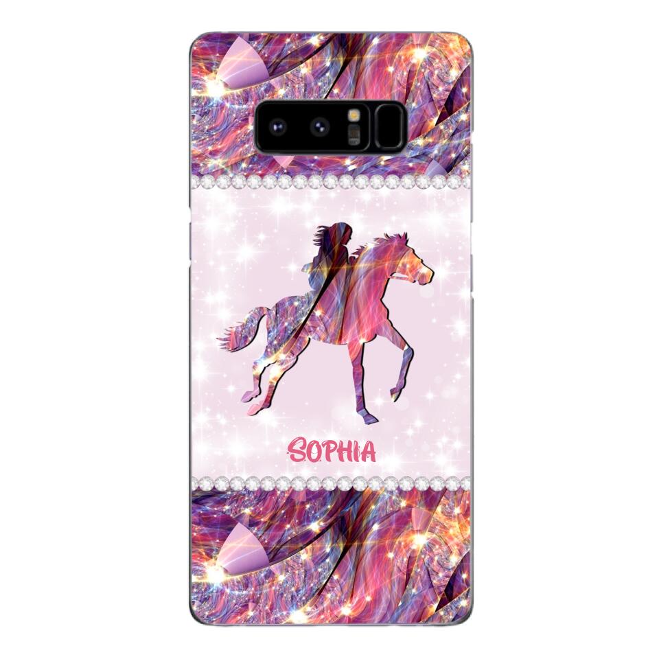 Personalized Horse Lover Phone Case Printed 22MAY-HC16