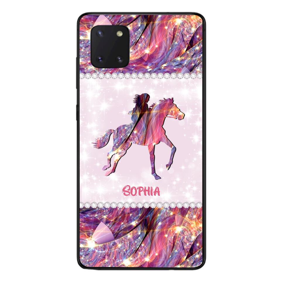 Personalized Horse Lover Phone Case Printed 22MAY-HC16