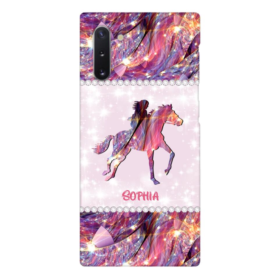 Personalized Horse Lover Phone Case Printed 22MAY-HC16