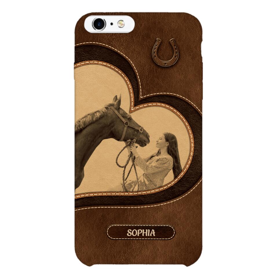 Personalized Horse Lover Phone Case Printed 22MAY-HC18