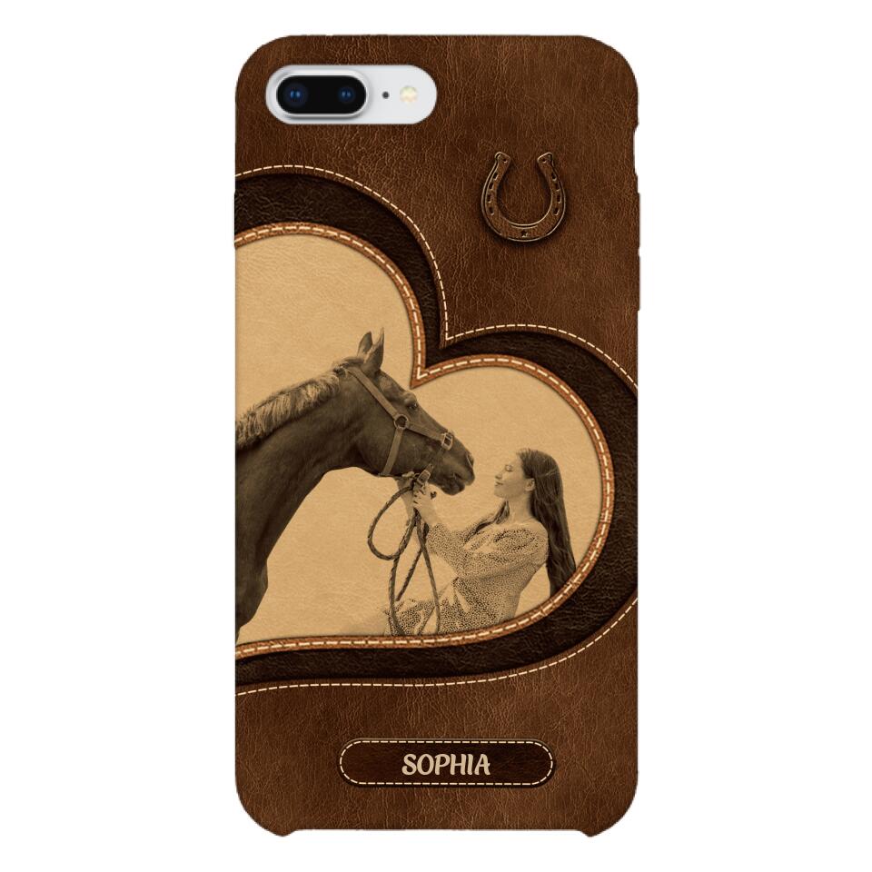 Personalized Horse Lover Phone Case Printed 22MAY-HC18