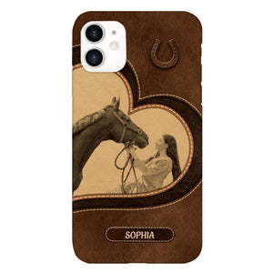 Personalized Horse Lover Phone Case Printed 22MAY-HC18