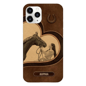 Personalized Horse Lover Phone Case Printed 22MAY-HC18