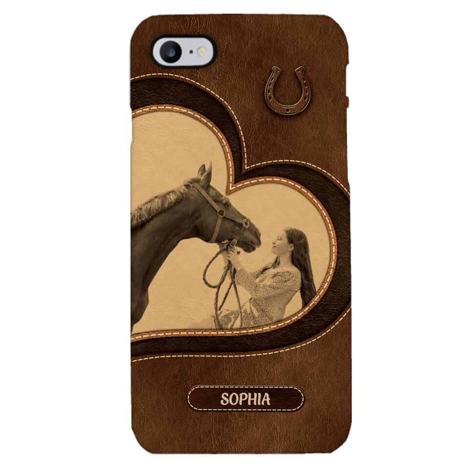 Personalized Horse Lover Phone Case Printed 22MAY-HC18