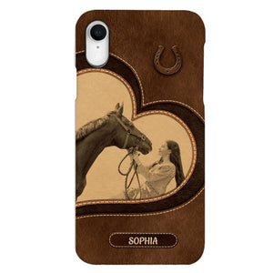 Personalized Horse Lover Phone Case Printed 22MAY-HC18