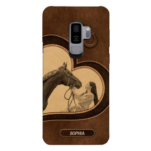 Personalized Horse Lover Phone Case Printed 22MAY-HC18