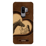 Personalized Horse Lover Phone Case Printed 22MAY-HC18