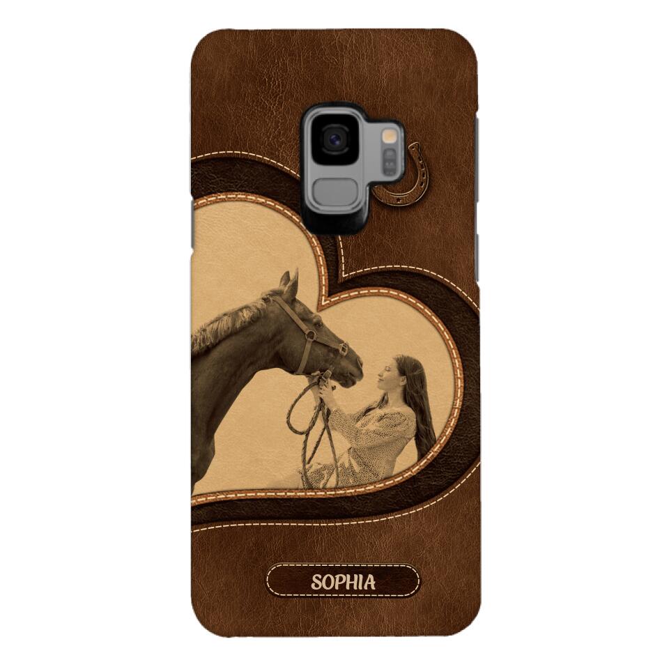 Personalized Horse Lover Phone Case Printed 22MAY-HC18