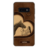 Personalized Horse Lover Phone Case Printed 22MAY-HC18