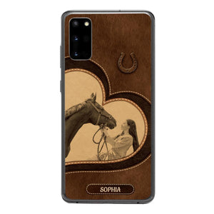 Personalized Horse Lover Phone Case Printed 22MAY-HC18