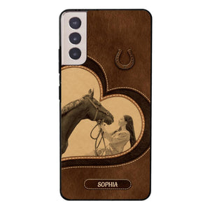 Personalized Horse Lover Phone Case Printed 22MAY-HC18