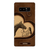 Personalized Horse Lover Phone Case Printed 22MAY-HC18