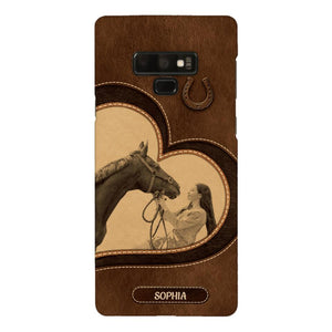 Personalized Horse Lover Phone Case Printed 22MAY-HC18