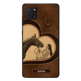 Personalized Horse Lover Phone Case Printed 22MAY-HC18