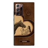 Personalized Horse Lover Phone Case Printed 22MAY-HC18