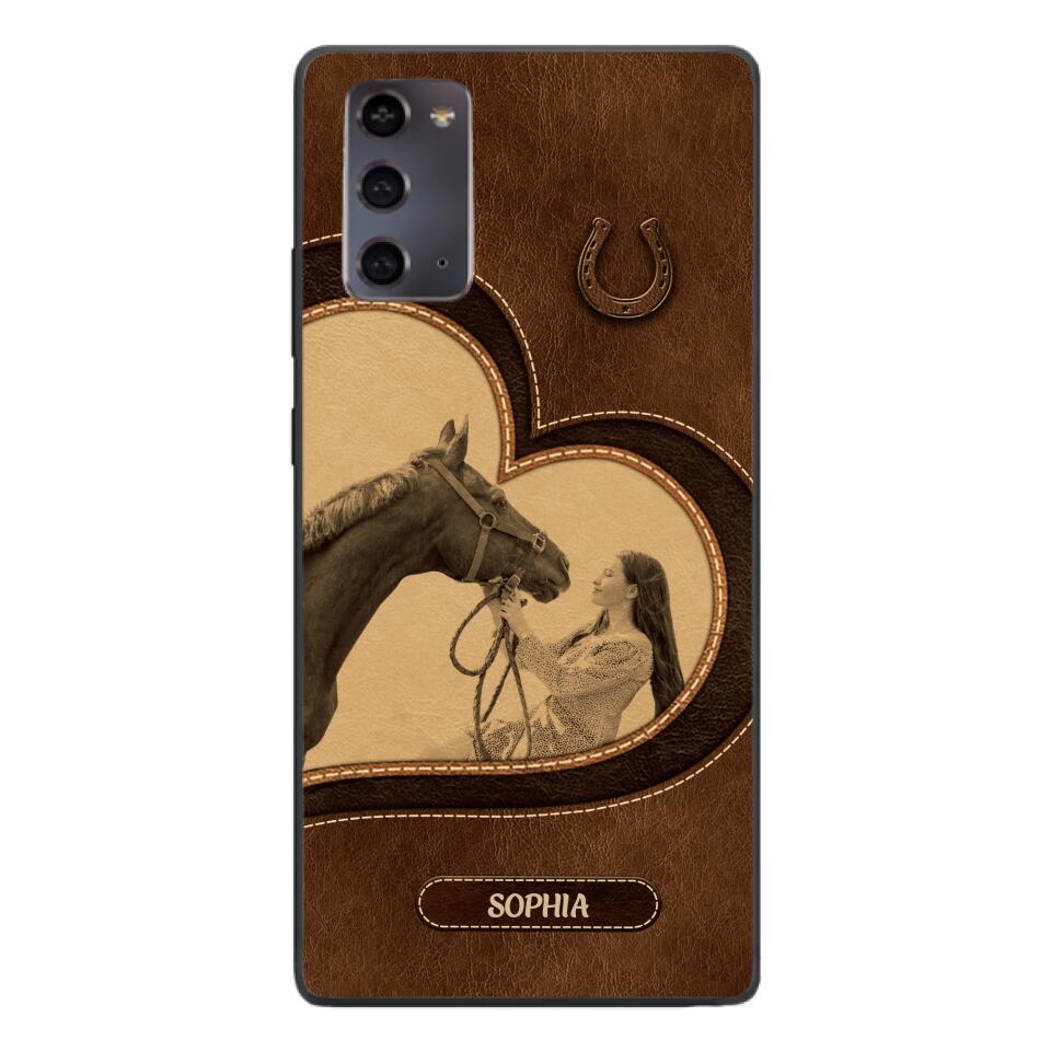 Personalized Horse Lover Phone Case Printed 22MAY-HC18