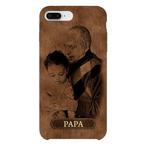 Personalized Grandpa Kid Phone Case Printed 22MAY-DT18