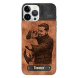 Personalized Dad Dog Phone Case Printed 22MAY-DT18