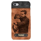 Personalized Dad Dog Phone Case Printed 22MAY-DT18