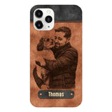 Personalized Dad Dog Phone Case Printed 22MAY-DT18