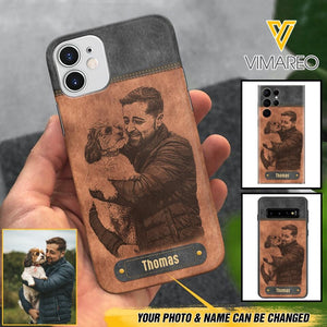 Personalized Dad Dog Phone Case Printed 22MAY-DT18