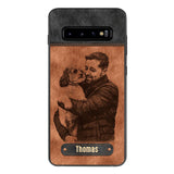 Personalized Dad Dog Phone Case Printed 22MAY-DT18