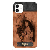 Personalized Girl Love Horse Phone Case Printed 22MAY-DT18