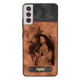 Personalized Girl Love Horse Phone Case Printed 22MAY-DT18