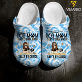 Personalized Dog Mom Clog Slipper Shoes QTDT1805