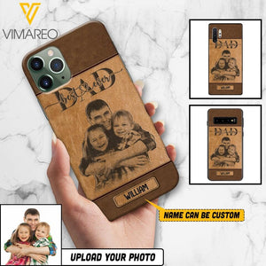 Personalized Best Dad Ever Phone Case Printed 22MAY-HQ18