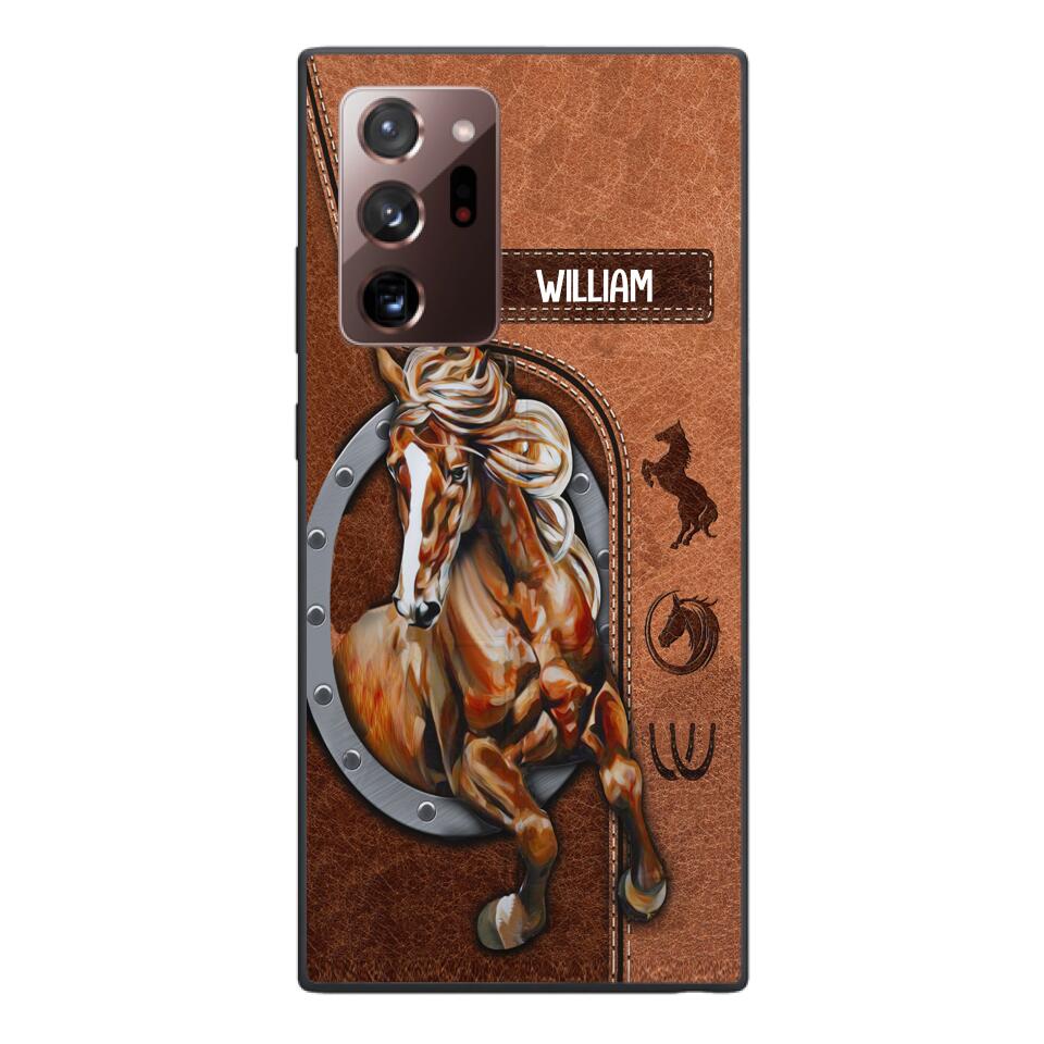 PERSONALIZED HORSE PHONECASE NQVQ1805