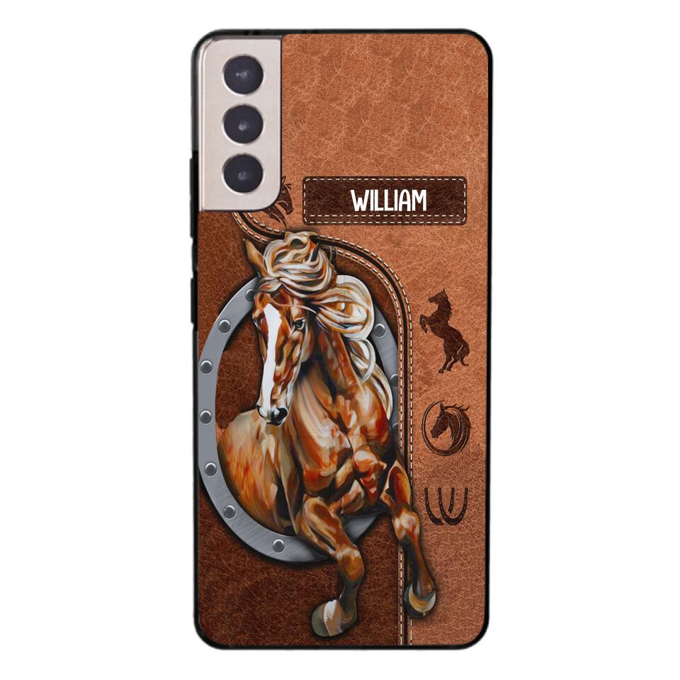 PERSONALIZED HORSE PHONECASE NQVQ1805