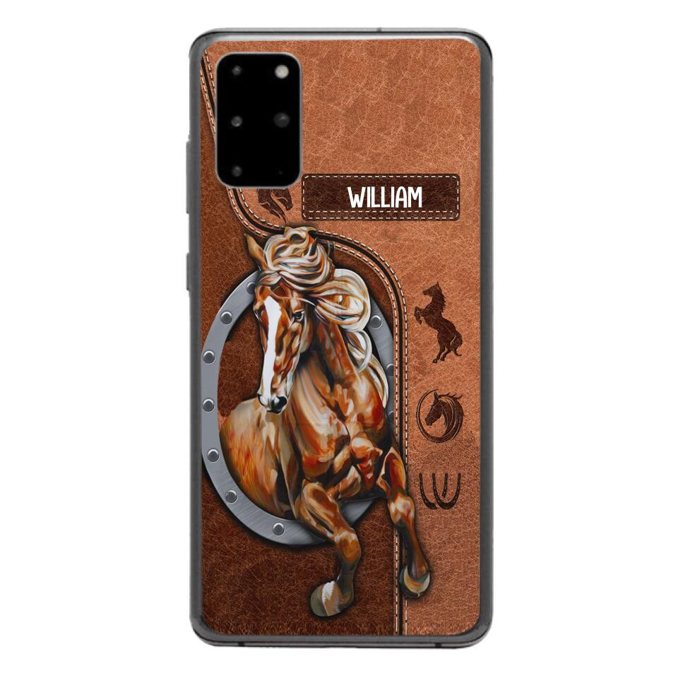 PERSONALIZED HORSE PHONECASE NQVQ1805